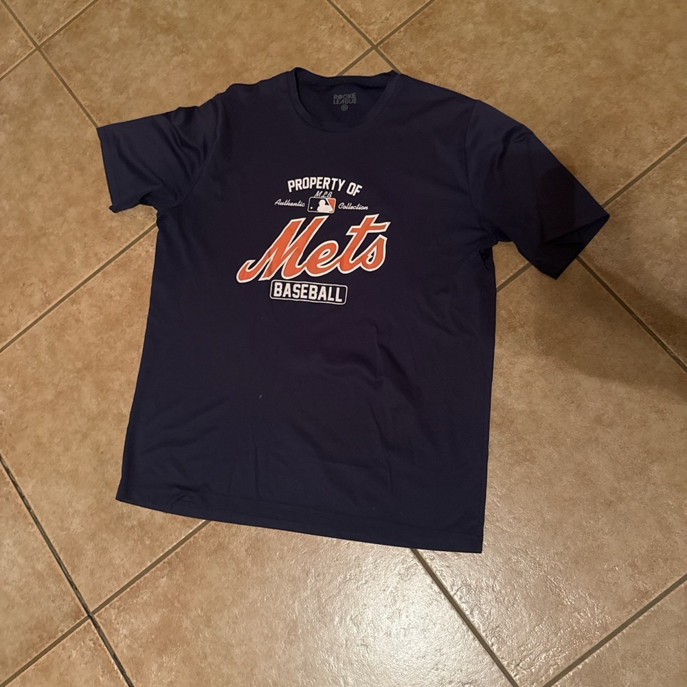 Mets Baseball Navy T-Shirt